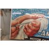 Image 3 : Amalie Motor Oil Paper Banner Sign 29'' x 51'' 