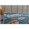 Image 5 : Amalie Motor Oil Paper Banner Sign 29'' x 51'' 