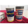 Image 2 : 5 Service Station Product Tire Repair Tins: Dominion Royal, Goodyear