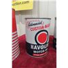 Image 3 : 6 Oil Quart Cans with Product: Havoline, Woodwards, Genuine Red 