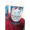 Image 6 : 6 Oil Quart Cans with Product: Havoline, Woodwards, Genuine Red 