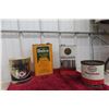 Image 1 : 4 Service Station Cans: Texaco Havoline 1 Gal, Delco Shock Fluid 1 