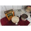 Image 8 : 4 Service Station Cans: Texaco Havoline 1 Gal, Delco Shock Fluid 1 