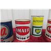 Image 3 : 6 Oil Quart Cans : Amalie, Autogol, Penn, Richfield Outboard 
