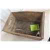 Image 8 : Drewrys Ale Wood Crate with Mountie Drinking + Horse 18 1/2'' x 