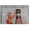 Image 2 : Fantasy Enamel Pepsi Sign with Sexy French Maid 25'' x 40'' Probably