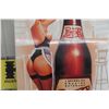 Image 3 : Fantasy Enamel Pepsi Sign with Sexy French Maid 25'' x 40'' Probably