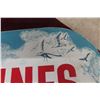 Image 3 : Vintage BA Clean Gasolines 2-Sided Metal Sign 11 1/2'' x 29 1/2'' 