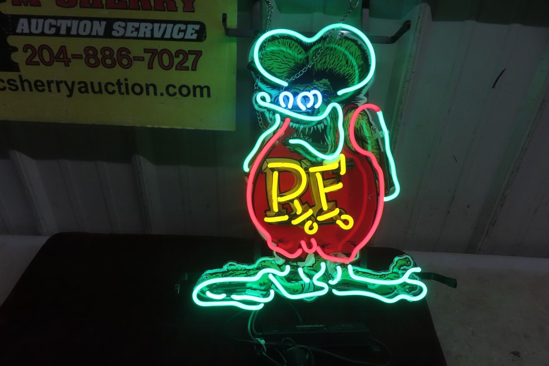 Rat Fink Rat Rod RF Modern Neon Sign/Display