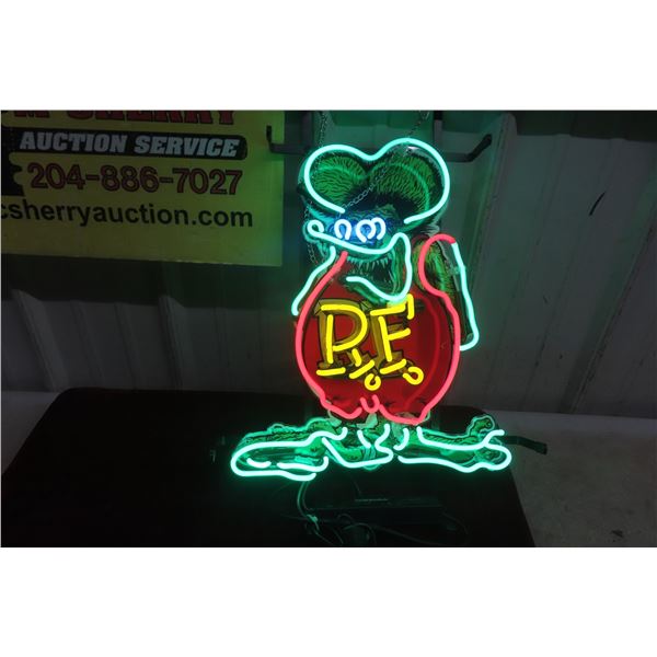 Rat Fink Rat Rod RF Modern Neon Sign/Display 