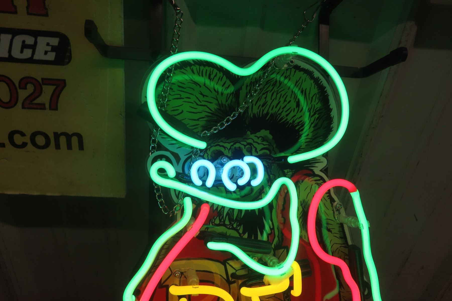 Rat Fink Rat Rod RF Modern Neon Sign/Display