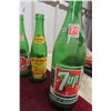 Image 2 : 12 Old Pop Bottles: 7up, Kickapoo, 2Way, Hires, Nu Grape, Up Town &