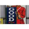 Image 3 : Goodrich Tires Porcelain Sign with Mountie 16'' x 36'' Reproduction 