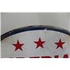 Image 9 : Imperial 3 Star Dealer Oval Porcelain 2 Sided Sign 1940s 40'' x 