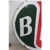 Image 2 : B/A Porcelain 2 Sided Dealership Sign 66'' Diameter 1950s/ 