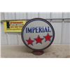Image 1 : Vintage 1930s/40s Imperial 3 Star Gasoline Pump Globe 16" Diameter