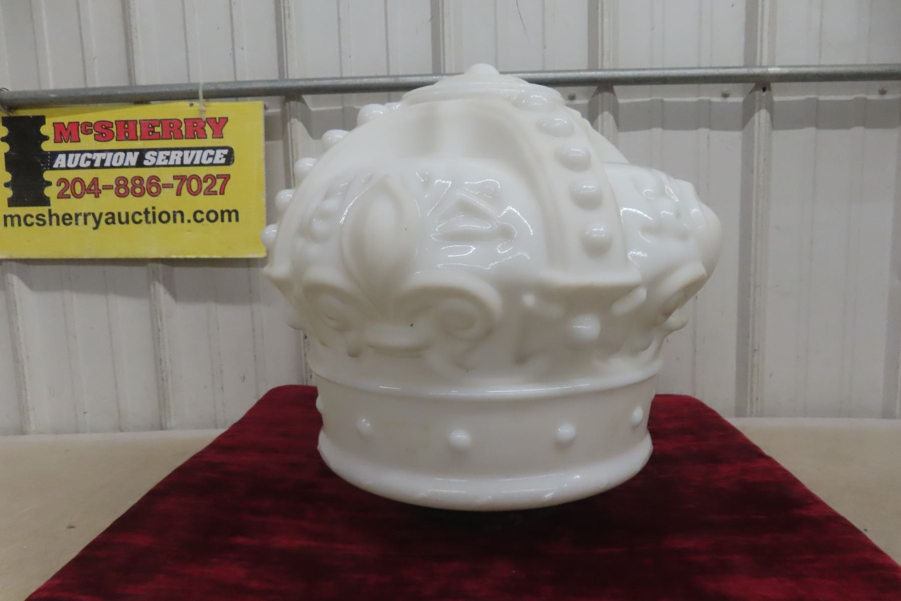 Original Red Crown Standard Oil Gas Pump Globe 1930s-50s