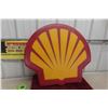 Image 1 : Vintage Shell Clam Fiberglass Sign 27 1/2'' x 29'' 