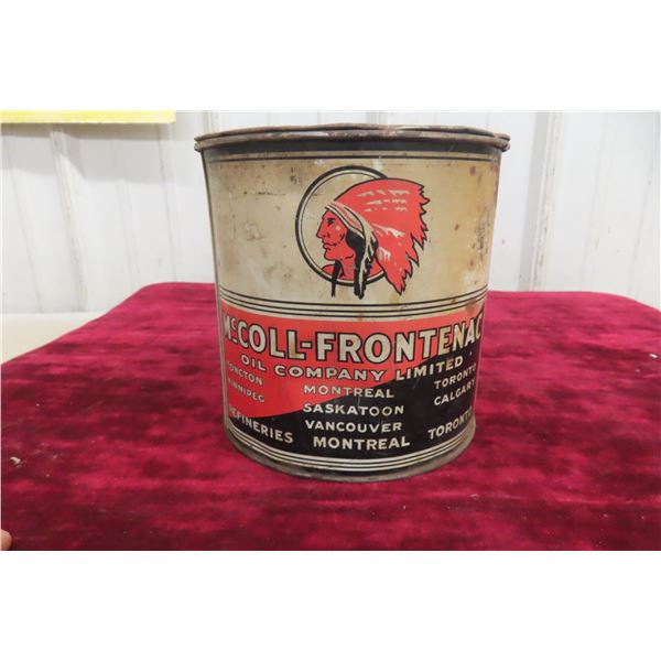 McColl-Frontenac 5lbs Axle Grease Can (Red Indian) 