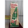 Image 1 : Mountain Dew Metal Tin Embossed Vertical Sign 1966 with Great 