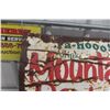 Image 2 : Mountain Dew Metal Tin Embossed Sign 1960s Rough Condition 