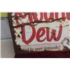 Image 4 : Mountain Dew Metal Tin Embossed Sign 1960s Rough Condition 