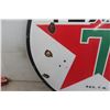 Image 14 : Texaco Porcelain 2 Sided Dealership Sign 60'' Diameter 1940s or 50s 