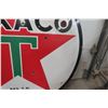 Image 16 : Texaco Porcelain 2 Sided Dealership Sign 60'' Diameter 1940s or 50s 