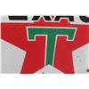 Image 2 : Texaco Porcelain 2 Sided Dealership Sign 60'' Diameter 1940s or 50s 