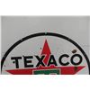 Image 3 : Texaco Porcelain 2 Sided Dealership Sign 60'' Diameter 1940s or 50s 