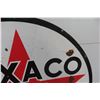 Image 5 : Texaco Porcelain 2 Sided Dealership Sign 60'' Diameter 1940s or 50s 