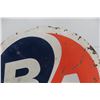 Image 3 : BA Porcelain 2 Sided Dealership Sign 1960s 65 1/2'' Diameter 