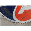 Image 5 : BA Porcelain 2 Sided Dealership Sign 1960s 65 1/2'' Diameter 