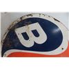 Image 7 : BA Porcelain 2 Sided Dealership Sign 1960s 65 1/2'' Diameter 