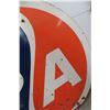 Image 9 : BA Porcelain 2 Sided Dealership Sign 1960s 65 1/2'' Diameter 