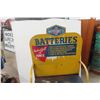 Image 3 : GM Motorco 3 Tier Battery Display Rack, Top Sign Reads GM Batteries 