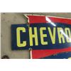 Image 4 : Chevrolet Oldsmobile Dealership 2pce Porcelain Sign Diecut Shield