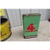 Image 5 : White Rose 25lbs Grease Pail, 4 Star Turpentine 1 Gallon Can, Metal