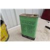 Image 6 : White Rose 25lbs Grease Pail, 4 Star Turpentine 1 Gallon Can, Metal