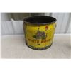 Image 7 : White Rose 25lbs Grease Pail, 4 Star Turpentine 1 Gallon Can, Metal