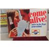 Image 1 : Pepsi Cola Come Alive Cardboard Sign 1960s 22'' x 32'' 