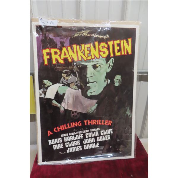 Frankenstein Movie Poster 21'' x 29'' Vintage Reproduction from