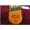 Image 4 : Kist Metal Painted Palm Press in French 1953  3 1/2'' x 11 1/2'' 