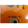 Image 5 : Kist Metal Painted Palm Press in French 1953  3 1/2'' x 11 1/2'' 