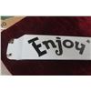 Image 3 : Stubby Enjoy Beverages Porcelain Door Bar (No Trade Markings) 