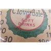 Image 3 : Cloverdale Soft Drink Thermometer 12'' Diameter 1950 Glass 