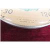 Image 6 : Cloverdale Soft Drink Thermometer 12'' Diameter 1950 Glass 