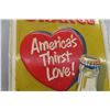 Image 3 : Mission Orange Metal Tin Embossed Vertical Sign 1960s 15 