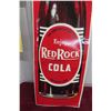 Image 4 : Red Rock Cola Metal Tin Embossed Vertical Sign 8'' x 32'' Dated
