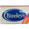 Image 3 : Bireleys Metal Tin Embossed Sign 1960s 11 1/2'' x 29 1/2'' 